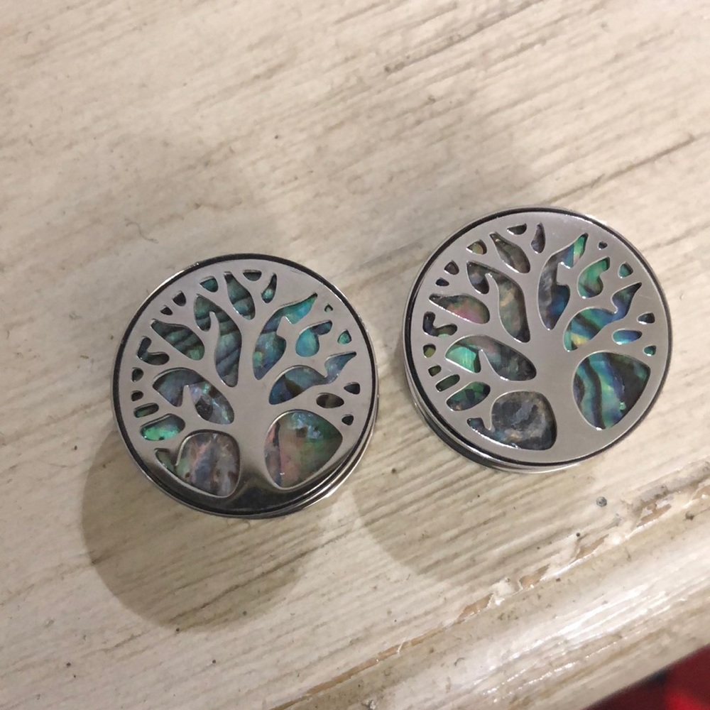 Tree of life plugs body jewelry